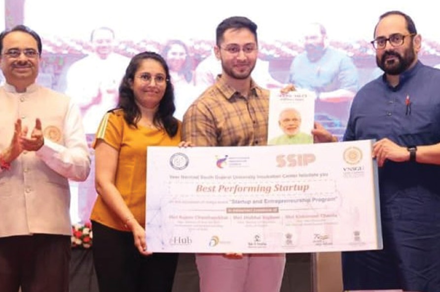 Won best performing startup awarded by telecom minister