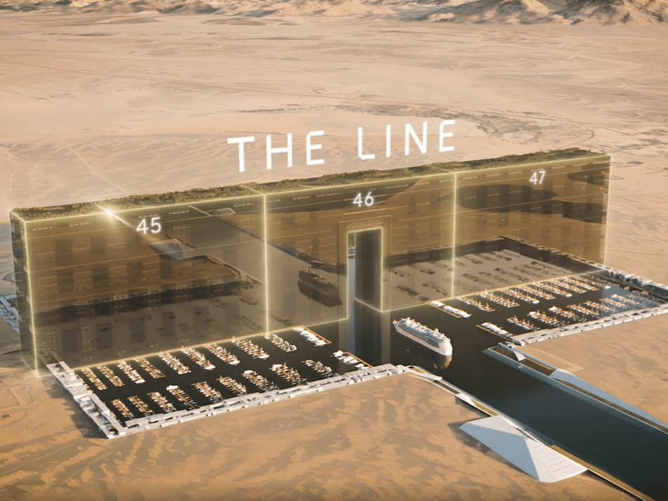 Large-scale planned development under construction